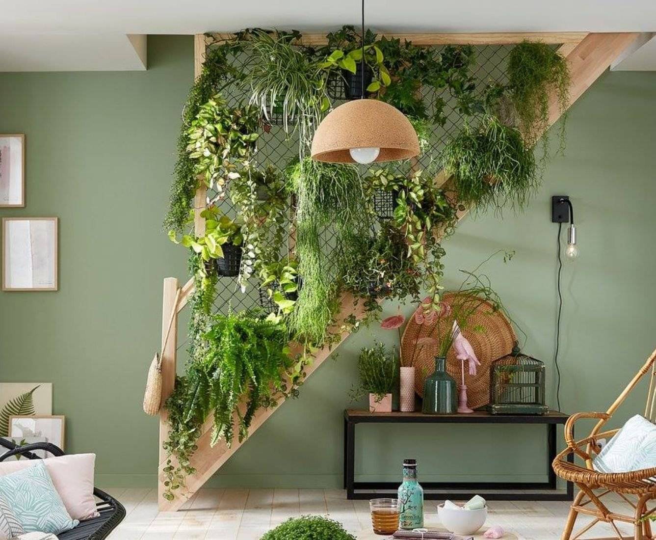 Вертикальное озеленение своими руками, в квартире, на даче, стен, фитомодуля, растения