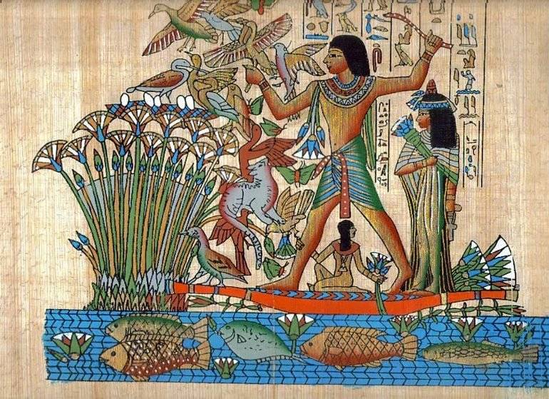 Цветы в древнем египте (история)