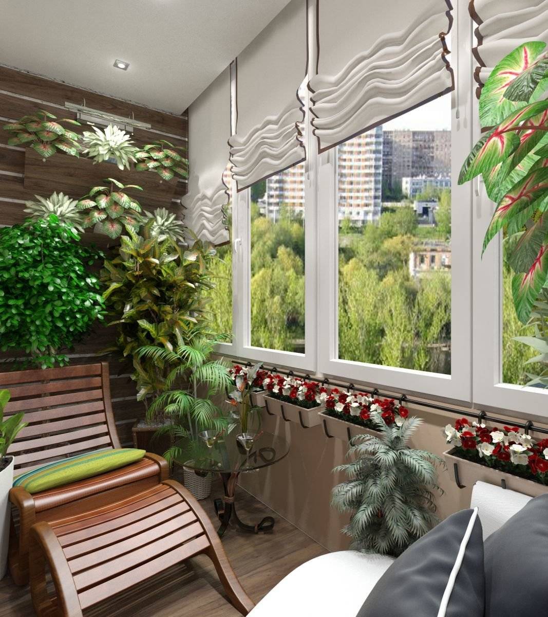 Зеленая стена на балконе: примеры озеленения балкона