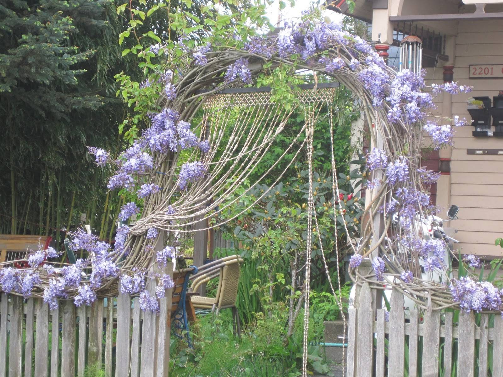 Опоры для клематисов в саду: фото в ландшафтном дизайне, подвязка